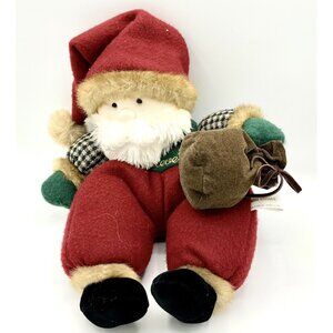 Santa Bear Plush First & Main 15" Kris Kringle Christmas Magic Stuffed Animal